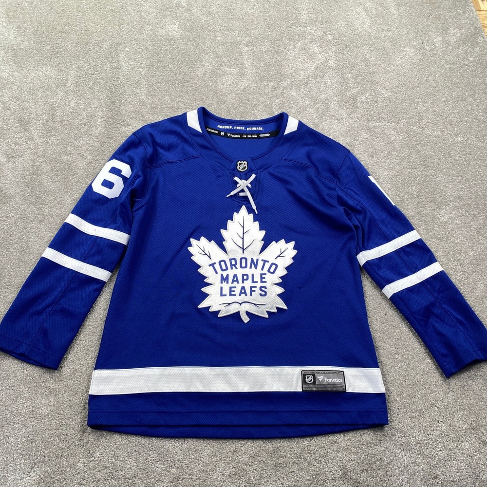 Fanatics Toronto Maple Leafs Jersey Youth L/XL Blue Mitchell Marner 16 NHL